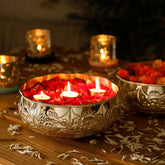 Samaira Silver Urli Large